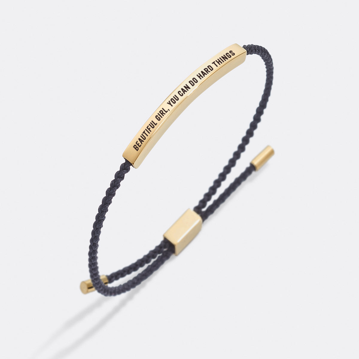 Beautiful Girl, You Can Do Hard Things Inspire Bracelet