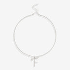 Flow Script Initial Necklace
