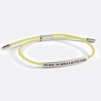 You Make The World A Better Place Inspire Bracelet