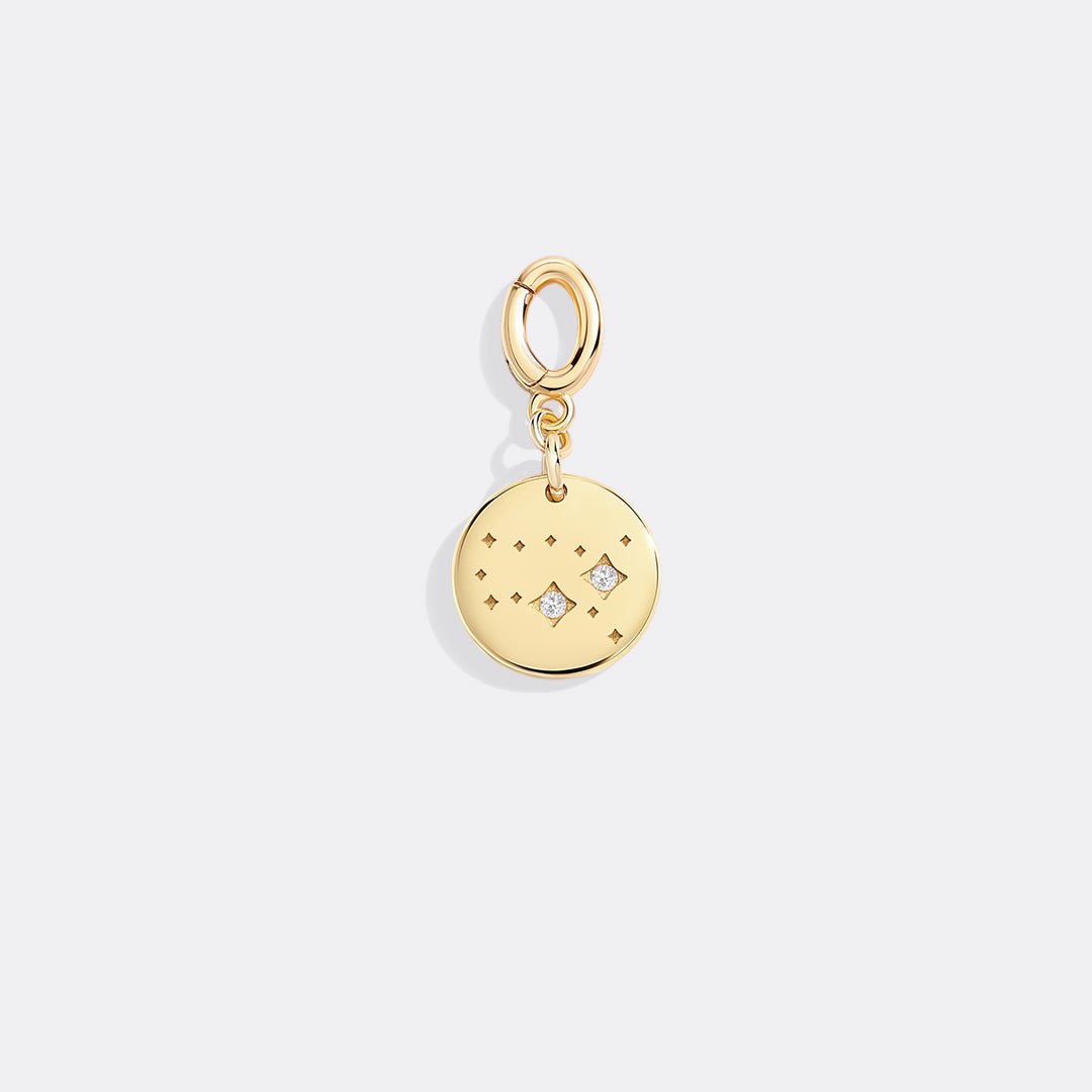 Zodiac Constellation Charm