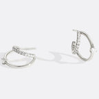 The Nova Double Hoop Earrings
