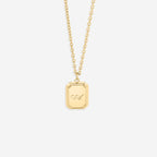 Gold Initial Pendant Necklace