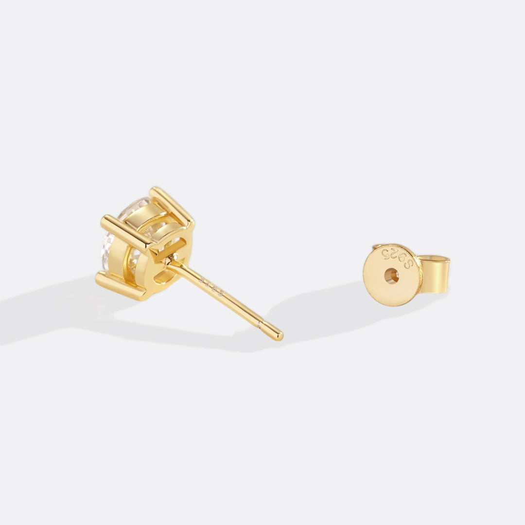 Classic Diamond Stud Earrings