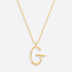 Flow Script Initial Necklace