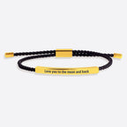 Love you to the moon and back Inspire Bracelet