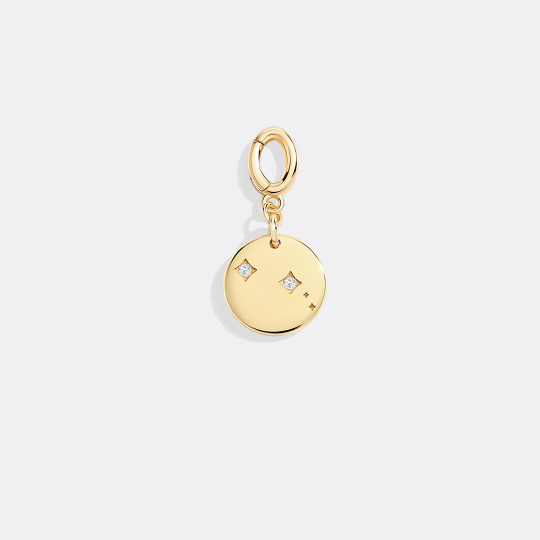 Zodiac Constellation Charm