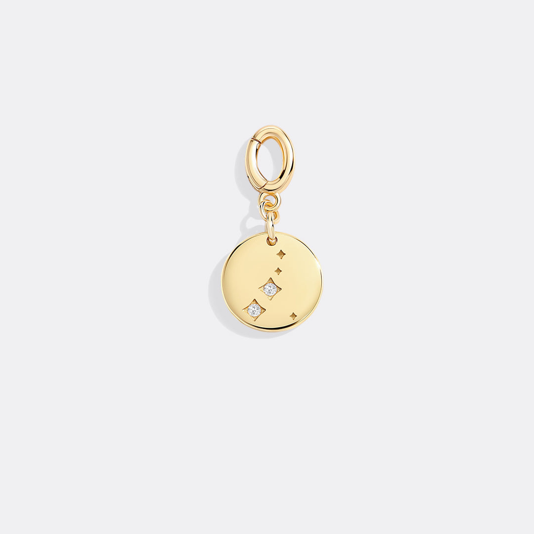 Zodiac Constellation Charm