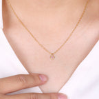 Dainty Birthstone Kite Necklace
