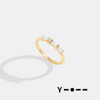 Dainty Personalized Morse Code Ring