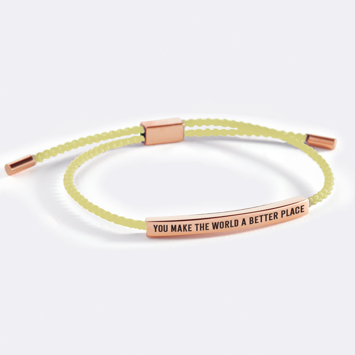 You Make The World A Better Place Inspire Bracelet