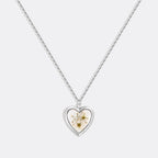 Handmade Pressed Flower Photo Heart Locket