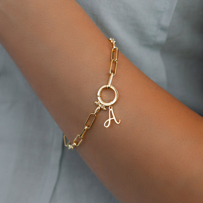 Cursive Initial Charm