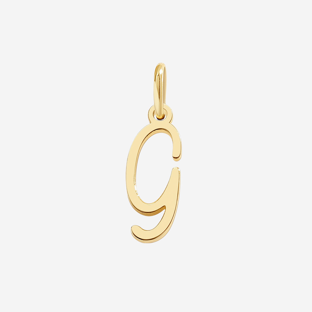 Cursive Initial Charm