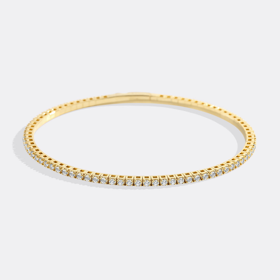Flexible Diamond Tennis Bracelet