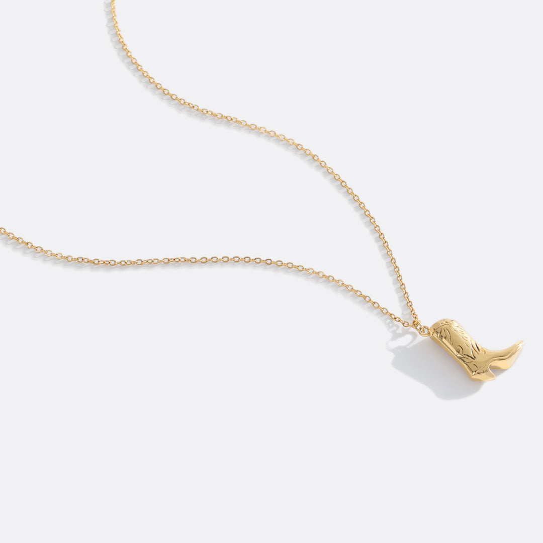 Cowboy Boot Necklace