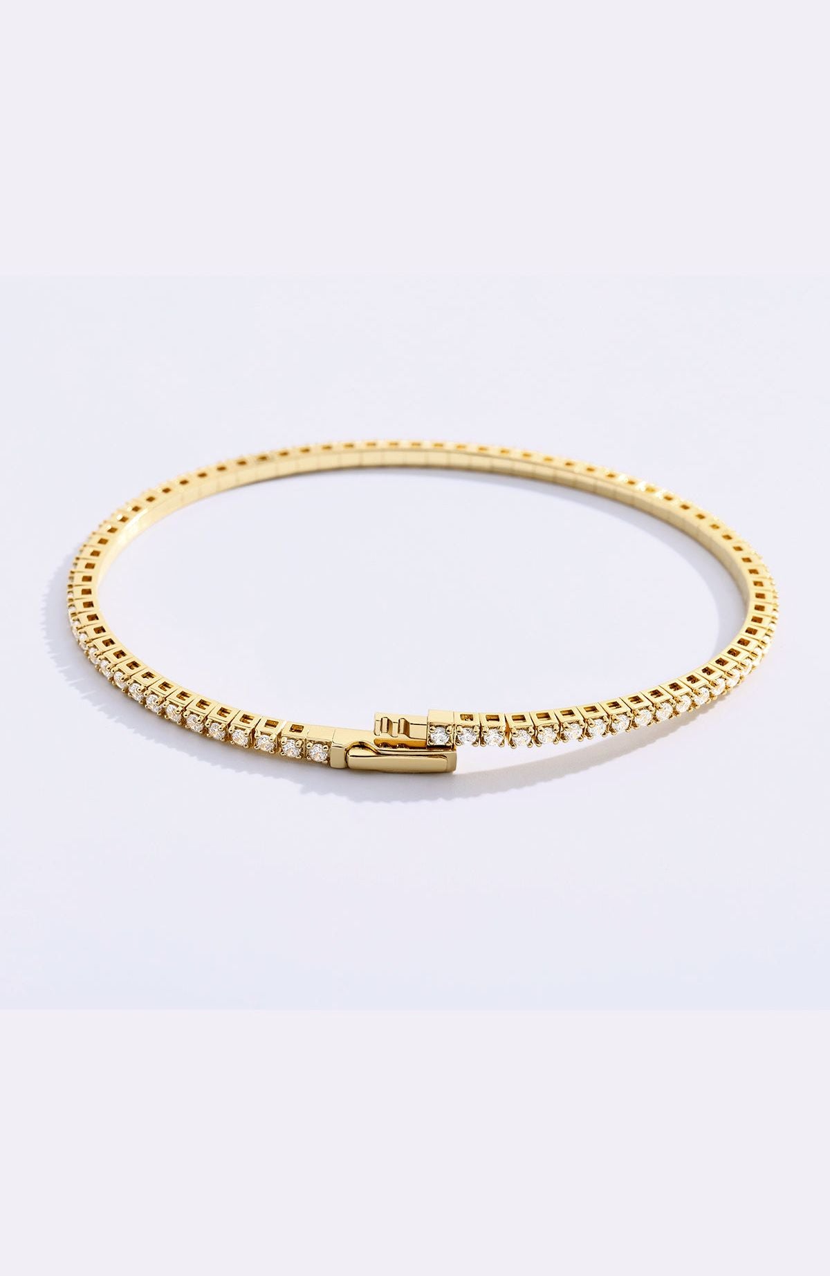 Flexible Diamond Tennis Bracelet