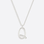 Flow Script Initial Necklace