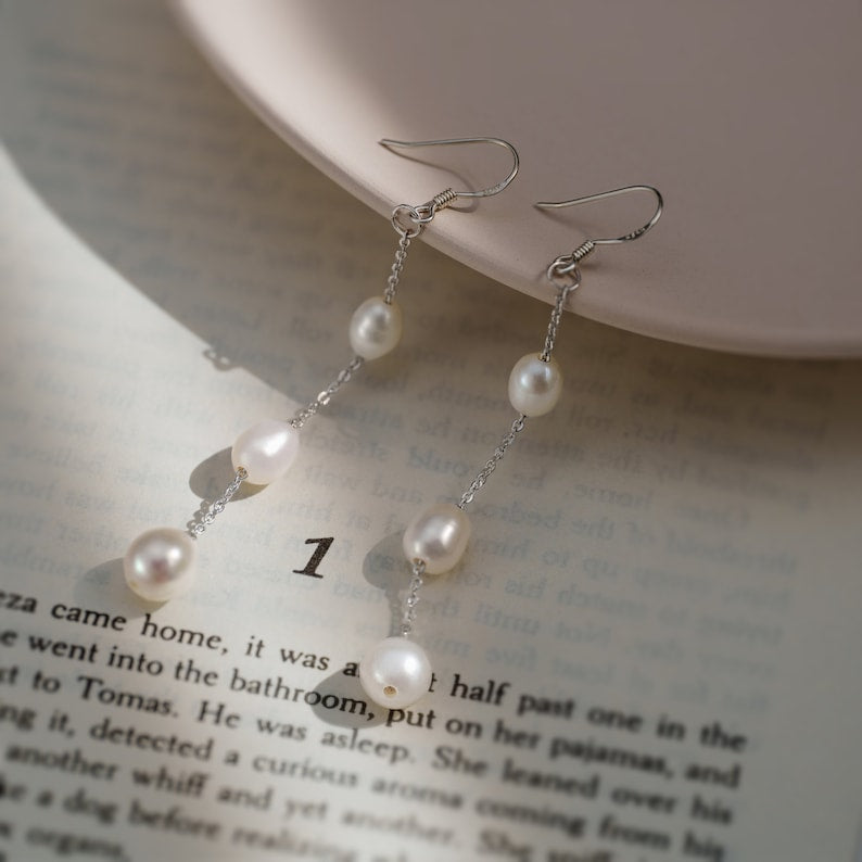 Freshwater Pearl Drop Earrings
