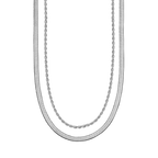 Herringbone + Rope Chain Set