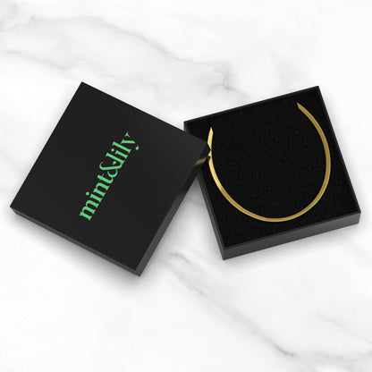 Herringbone Gold Chain Necklace