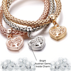 Tree of Life - Limited Edition Heart Charm Bracelet