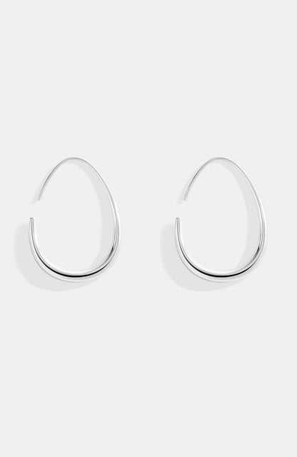 Fluid Hoop Earrings