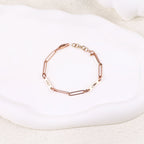 Personalized Paperclip Name Bracelet