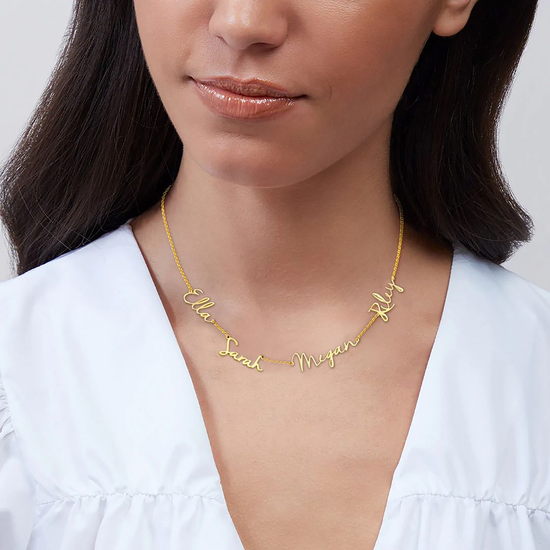 Fairy Multiple Name Necklace | Add Up to 4 Names