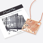 Custom Map Pendant Necklace