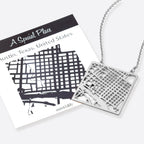 Custom Map Pendant Necklace