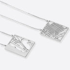 Custom Map Pendant Necklace