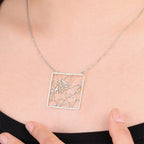 Custom Map Pendant Necklace