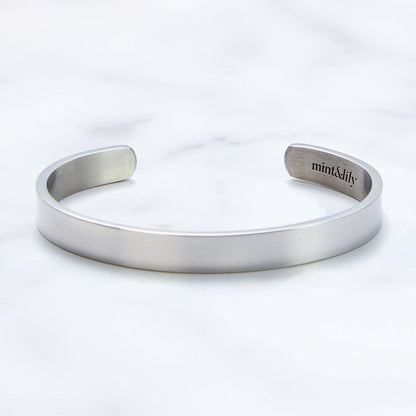 Not Sisters By Blood But Sisters By Heart Cuff Bracelet
