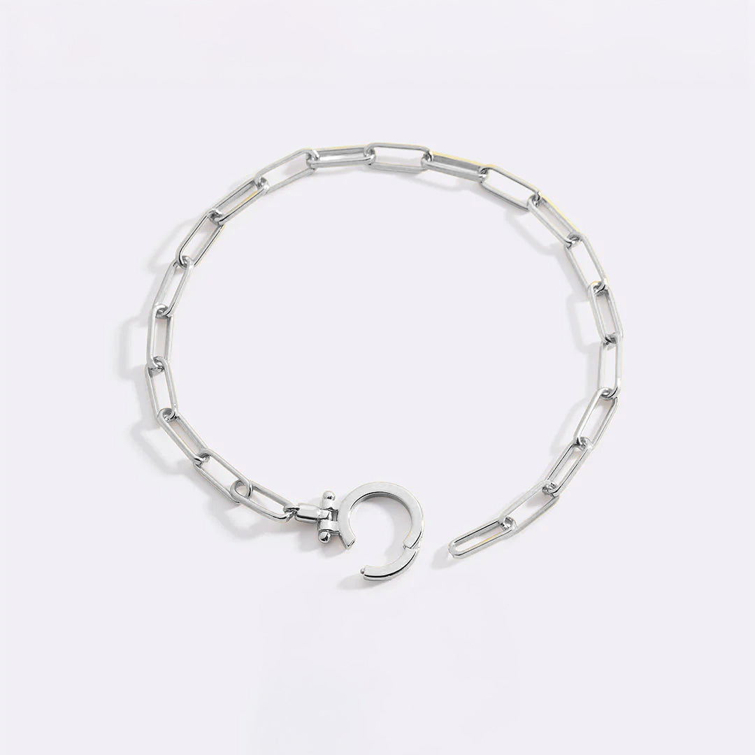 Mint Paperclip Bracelet