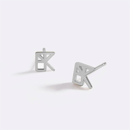 Monogram Name Earrings