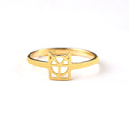 Monogram Name Ring