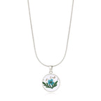 Pressed Birth Flower Necklace