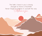 Faith Moves Mountains Pavé Mountain Ring