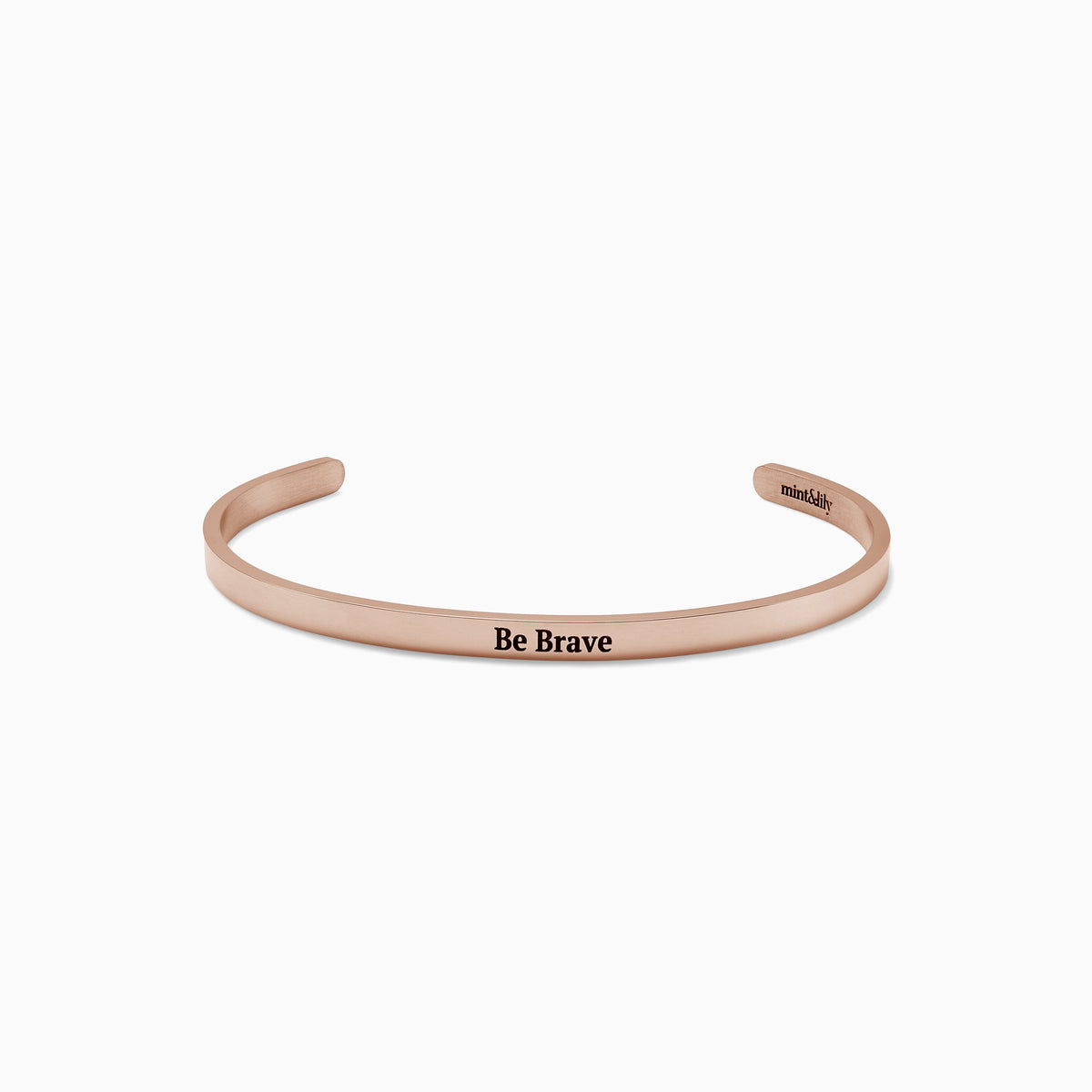 Personalized Thin Cuff Bracelet
