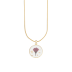 Pressed Birth Flower Necklace