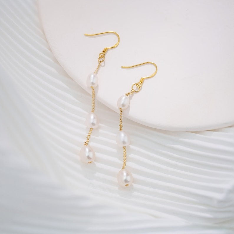 Freshwater Pearl Drop Earrings