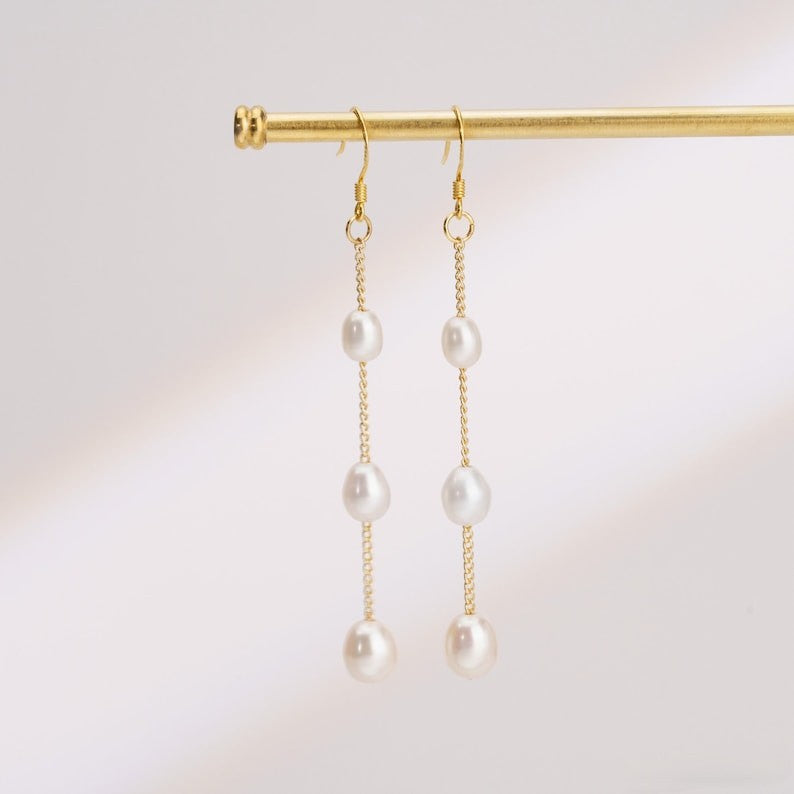 Freshwater Pearl Drop Earrings