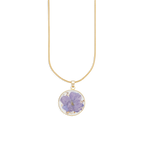 Pressed Birth Flower Necklace