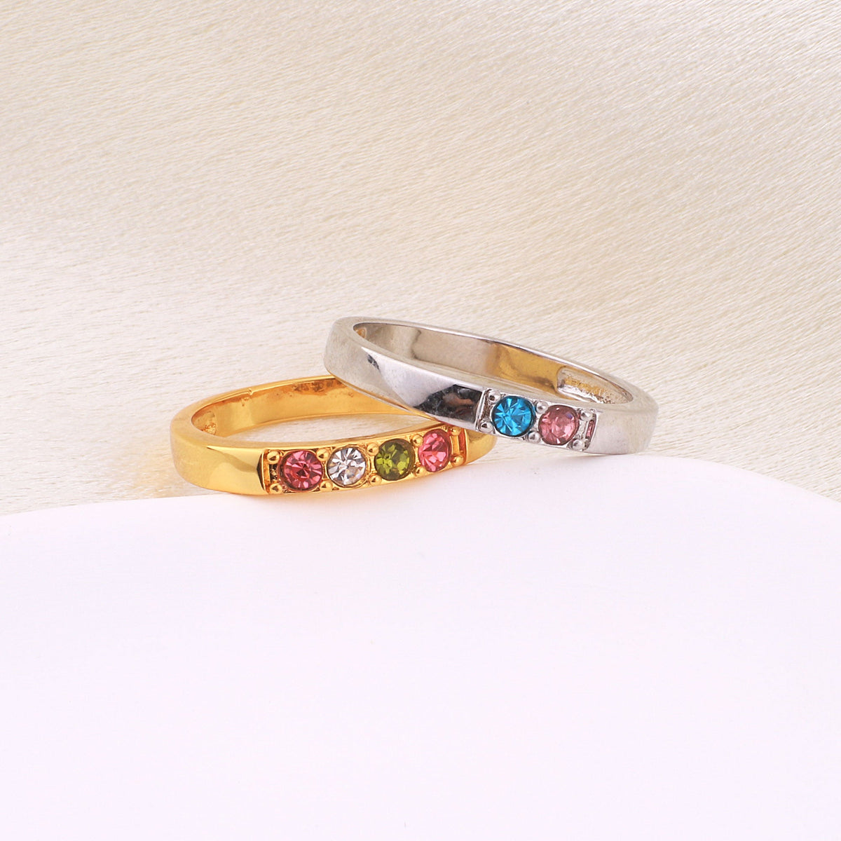 Stackable Birthstones Band Ring