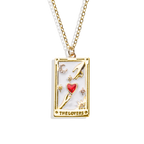 The Lovers Tarot Necklace