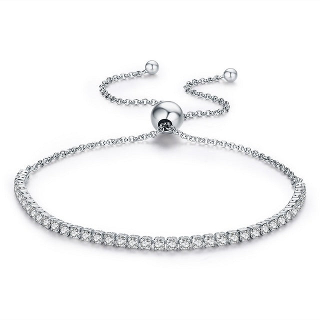 Thin Tennis Bracelet