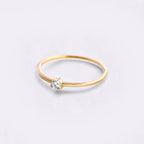 Tiny Diamond Ring