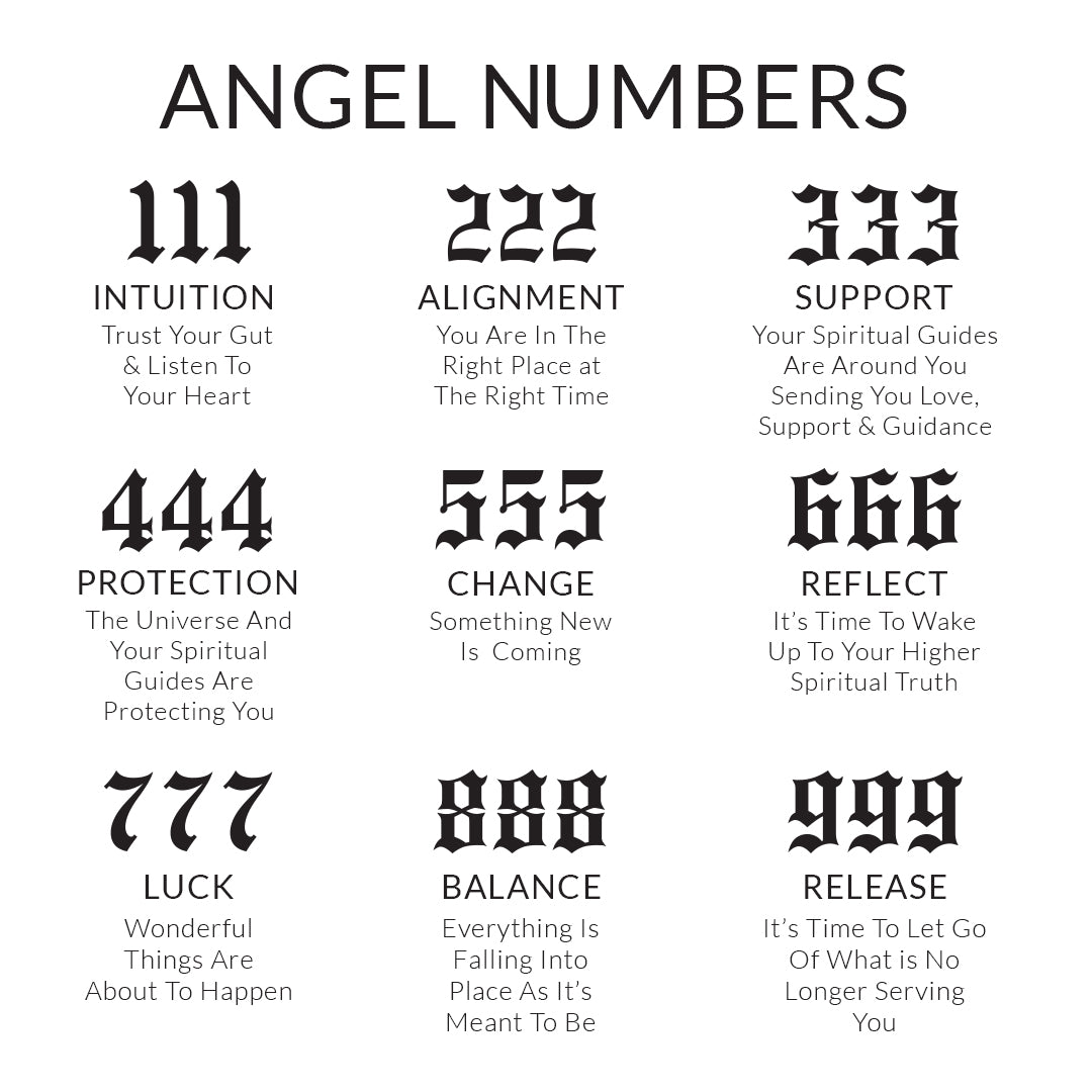 Tiny Angel Number Earrings