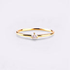 Tiny Diamond Ring