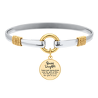 Bonus Daughter - Two-Tone Custom Charm Bracelet